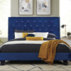 UPHL BLUE VELVET K BED