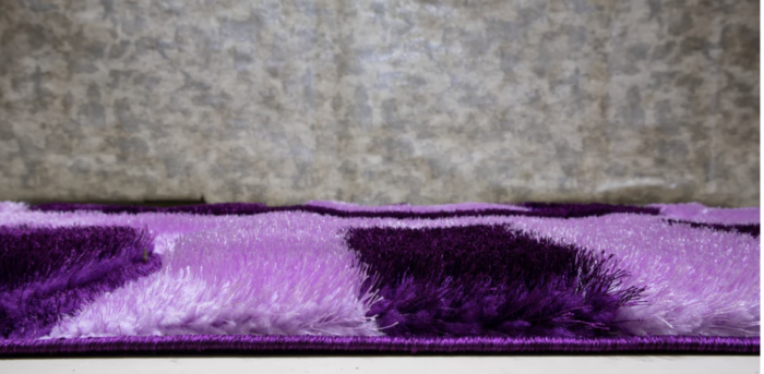 3D Shaggy PURPLE Area Rug - 3D666 - Image 4