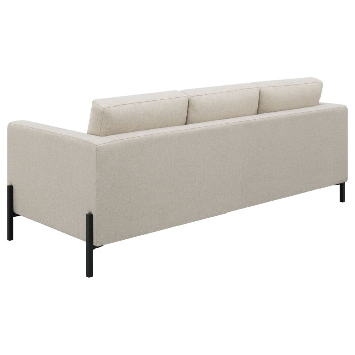 Tilly 3-piece Upholstered Track Arm Sofa Set Oatmeal - Image 5
