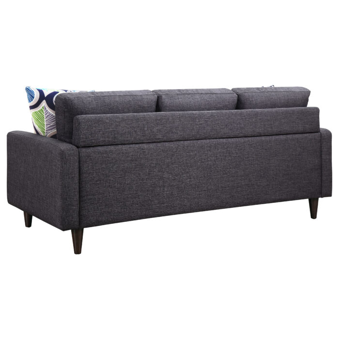 Watsonville 3-piece Upholstered Track Arm Sofa Set Grey - Image 2